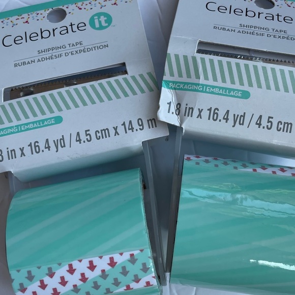 Tape & Bubble Mailers 8 PIECES Shipping Lot - by Celebrate It - Picture 4 of 6